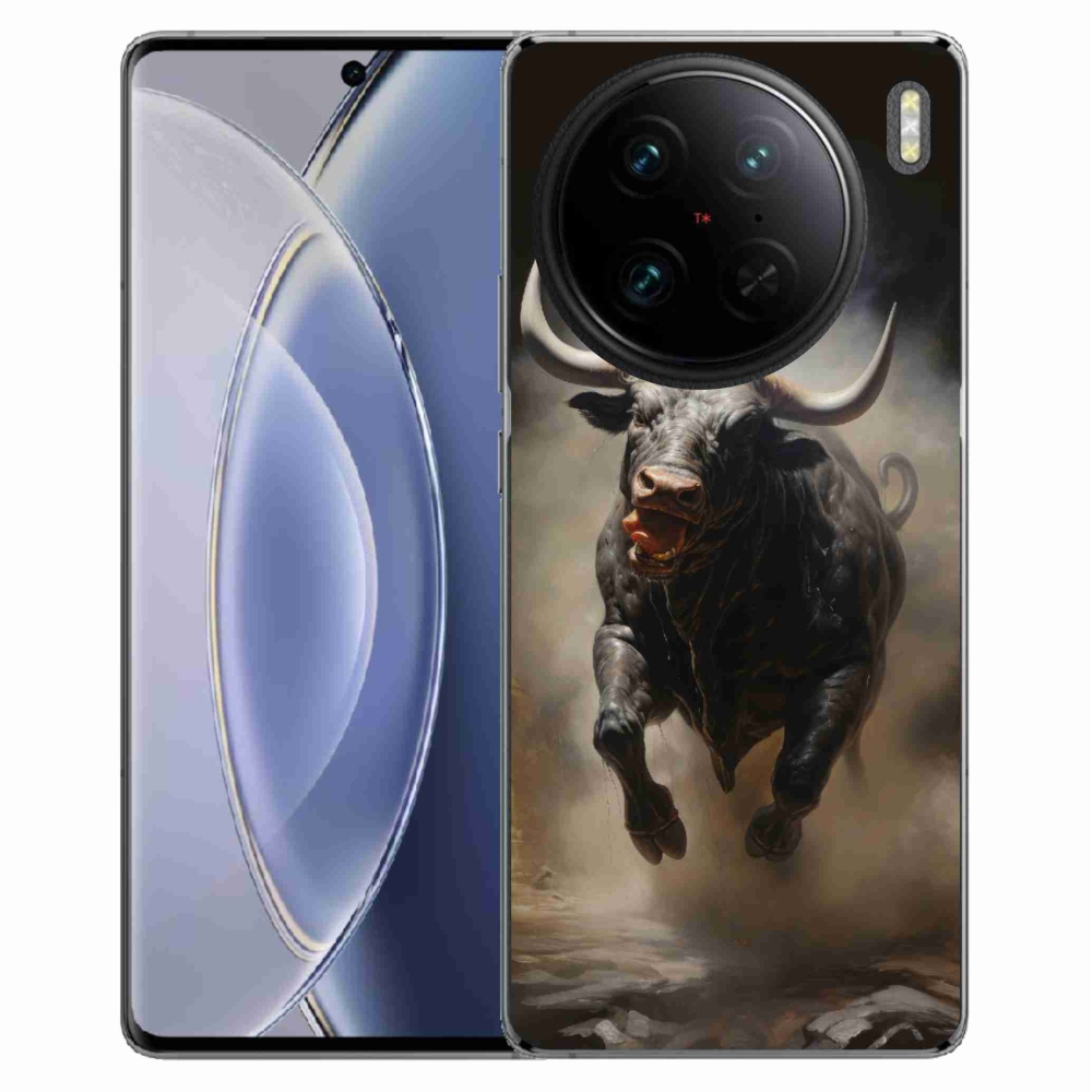 Zselés borítás mmCase a Vivo X90 Pro készülékhez - dühös bika