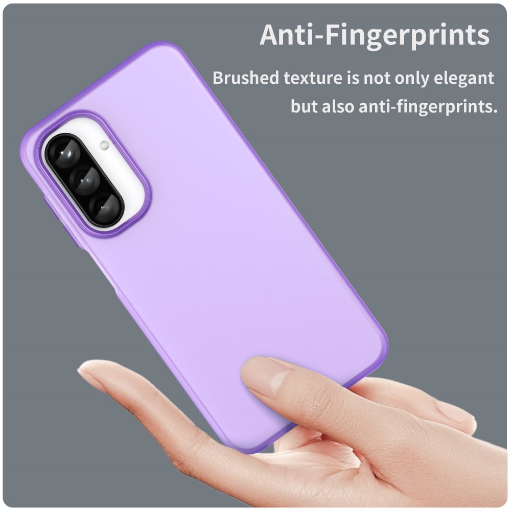 Candys matt zselés tok Samsung Galaxy A26 5G - lila