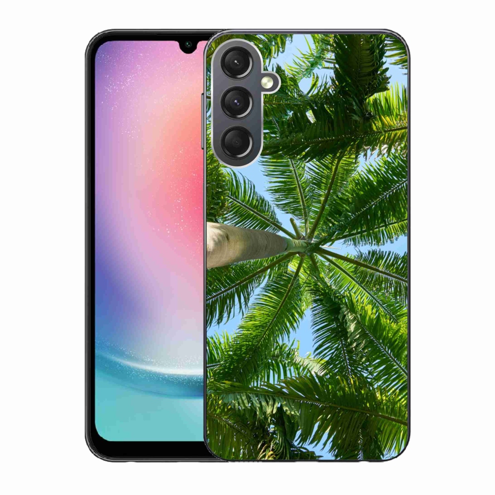 Gél borítás mmCase Samsung Galaxy A24 készülékhez - pálmafa