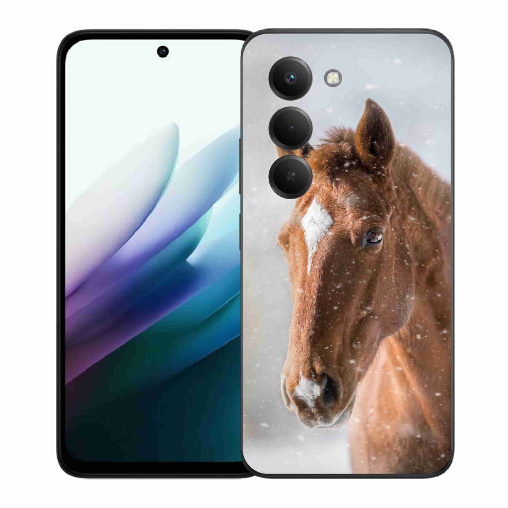 Zselés borítás mmCase a Xiaomi Redmi 15 4G/5G (171mm) - barna ló 2
