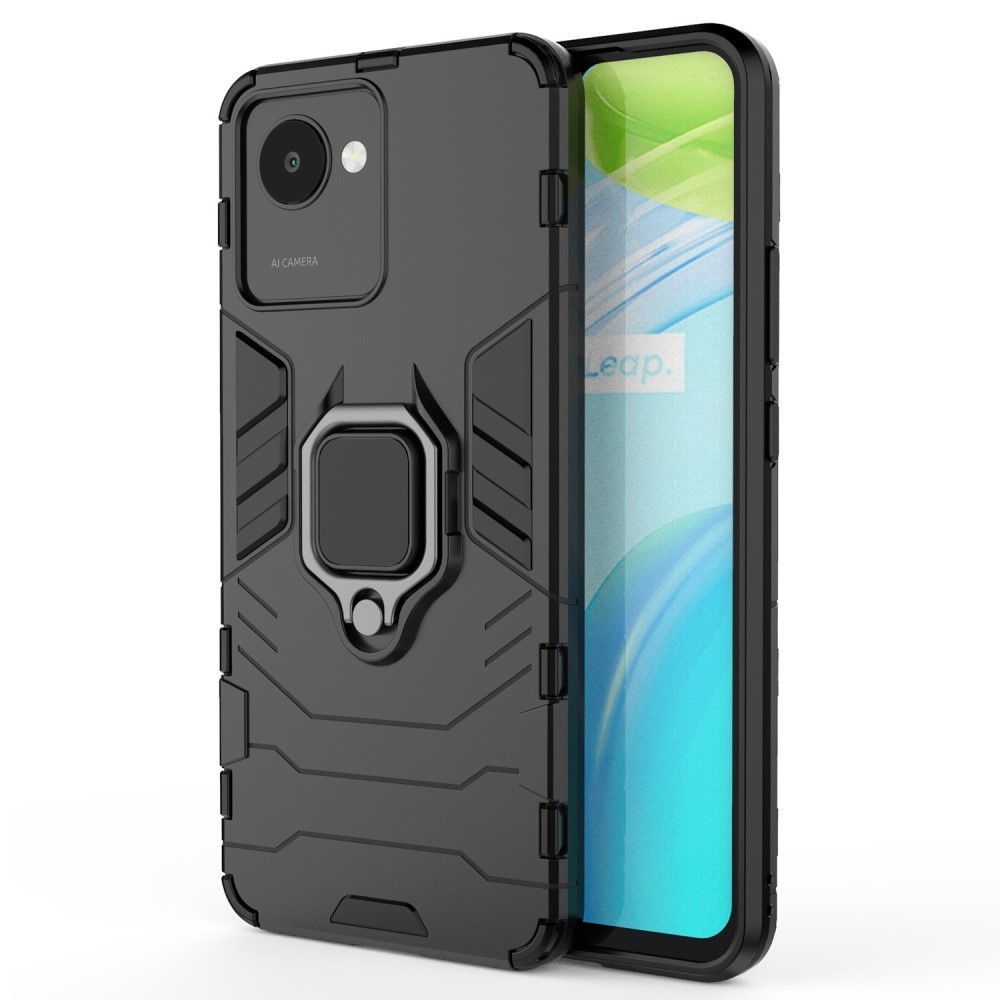 Guardy tartós borító a Realme C30 készülékhez - fekete