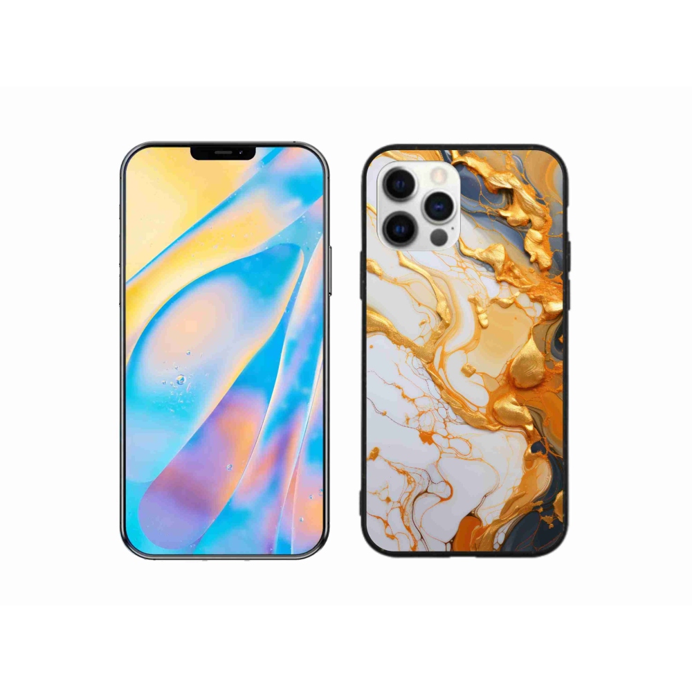Gél borítás mmCase iPhone 12 készülékhez - absztrakt motívum 6