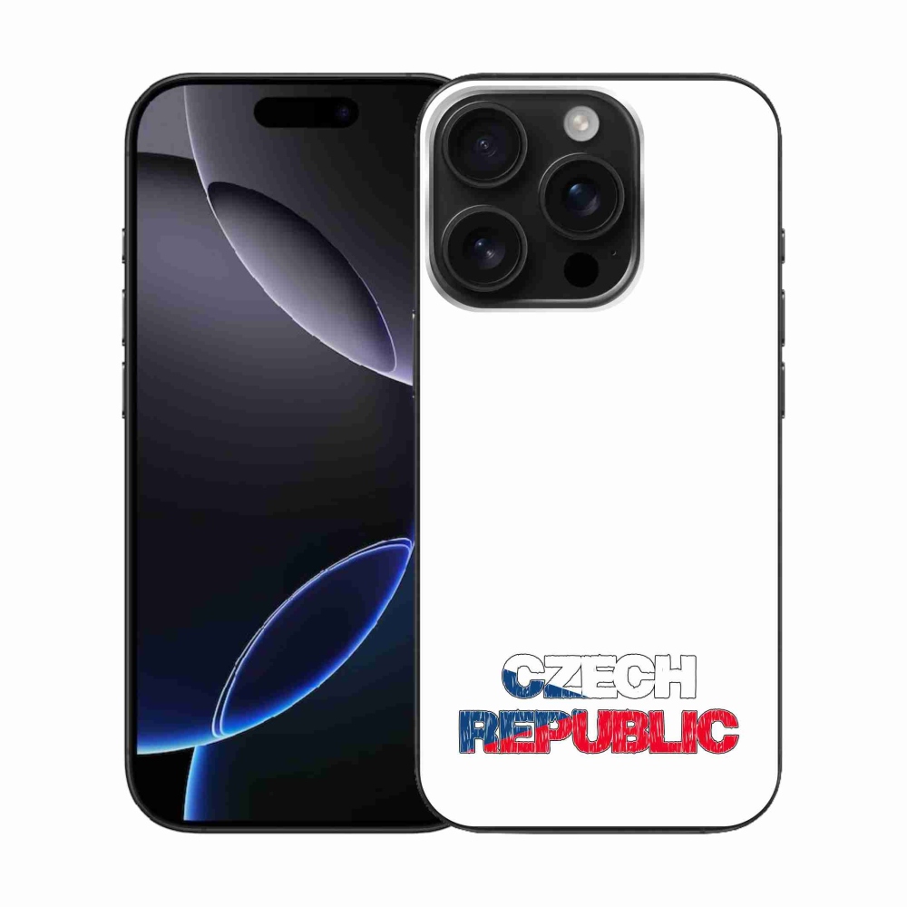 Gél borítás mmCase iPhone 16 Pro készülékhez - Csehország fehér háttér