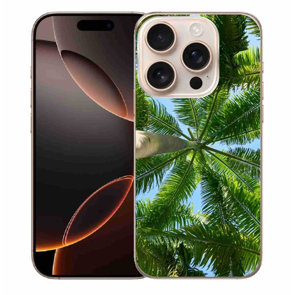 Gél borítás mmCase iPhone 16 Pro Max készülékhez - pálmafa