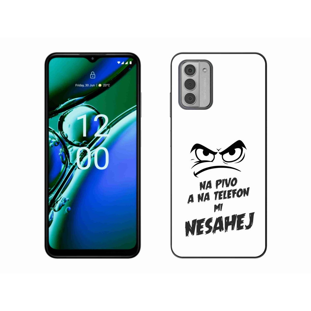 Zselés borítás mmCase a Nokia G42 készülékhez - sör motívum 2 fehér háttér