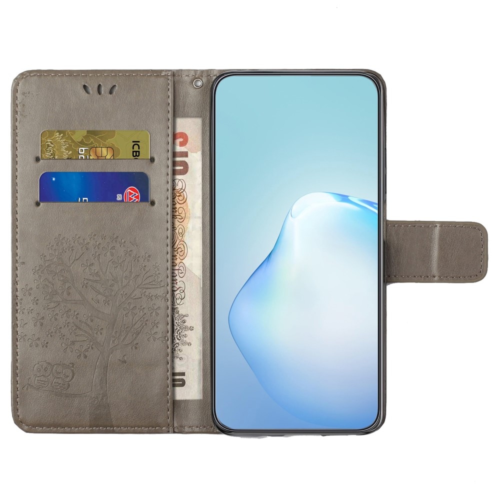 Fa könyv tok Samsung Galaxy S24 készülékhez - szürke