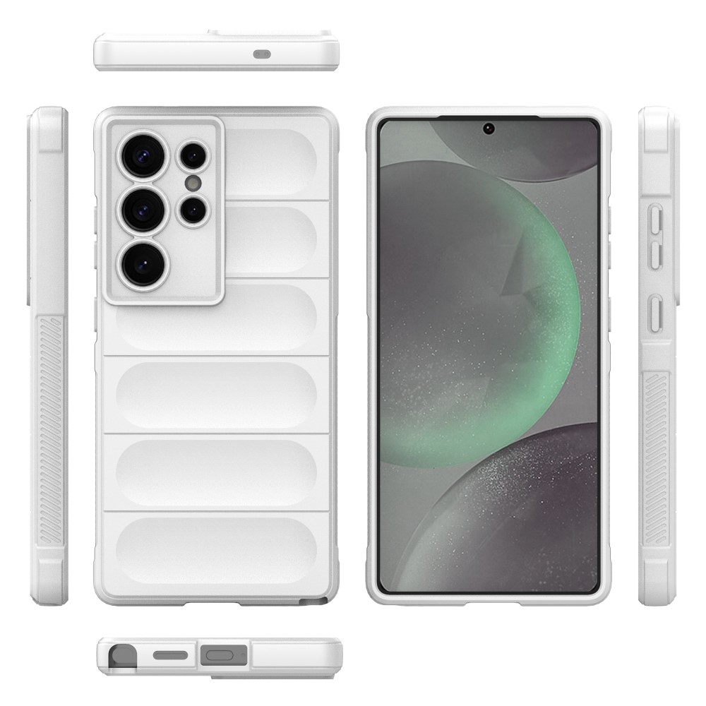 Rugg tartós zselés tok Samsung Galaxy S25 Ultra készülékhez - fehér