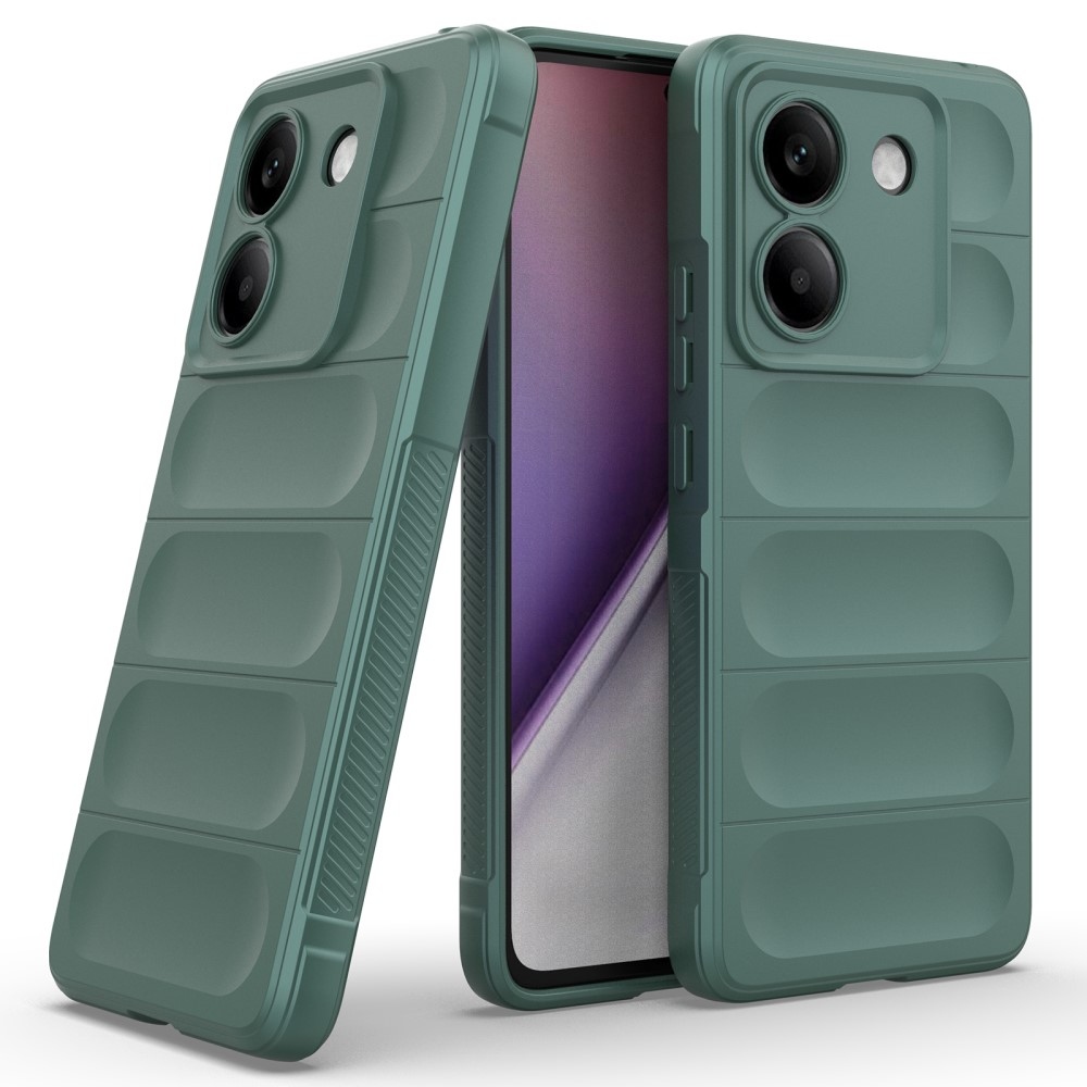 Rugg tartós zselés tok Xiaomi Poco M7 Pro 5G - zöld