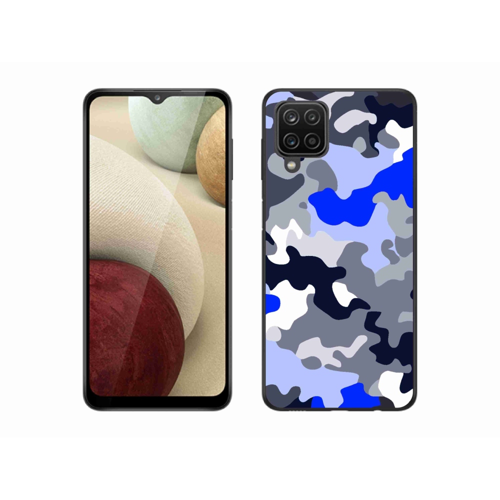 Zselés borítás mmCase Samsung Galaxy A12 készülékhez - terepszínű minta 8