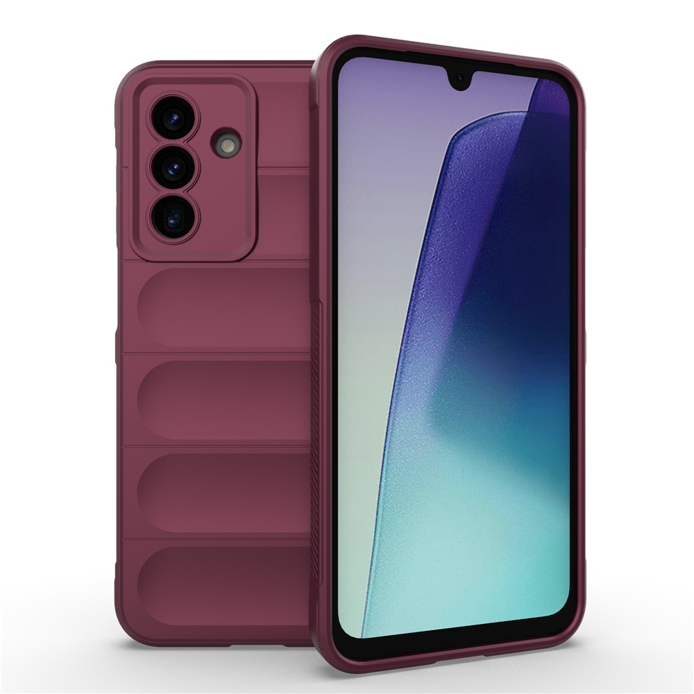 Rugg tartós zselés tok Samsung Galaxy A17 5G - bordó színben