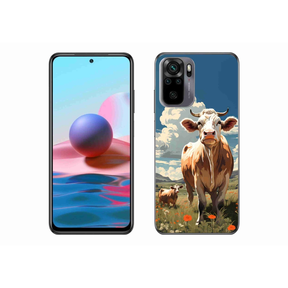Gél borítás mmCase a Xiaomi Poco M5s készülékhez - tehenek a réten