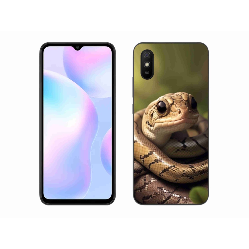 Gél borítás mmCase a Xiaomi Redmi 9A számára - kígyó 1