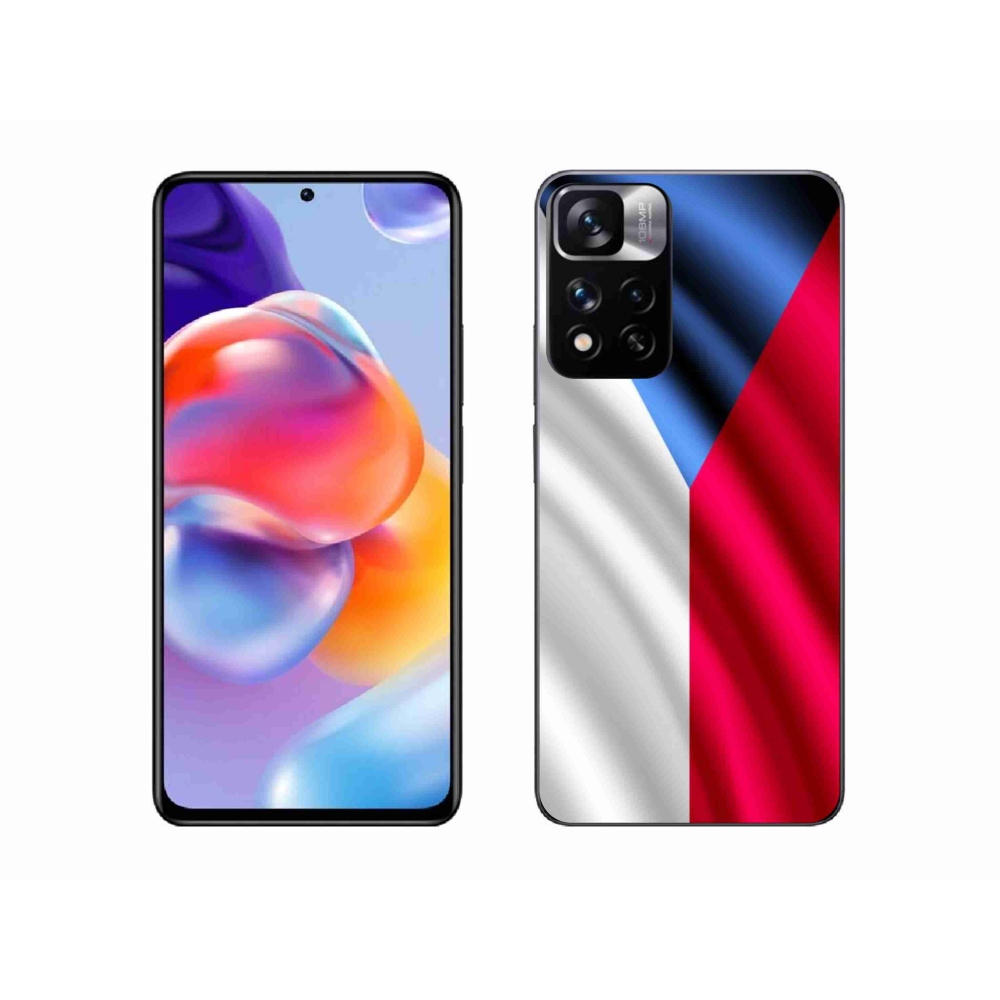 Gél borító mmCase a Xiaomi Redmi Note 11 Pro+ 5G - cseh zászlóhoz