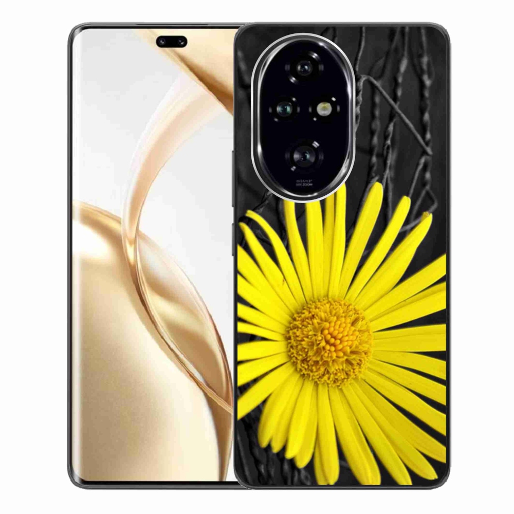 Zselés borító mmCase a Honor 200 Pro 5G készülékhez - sárga virág