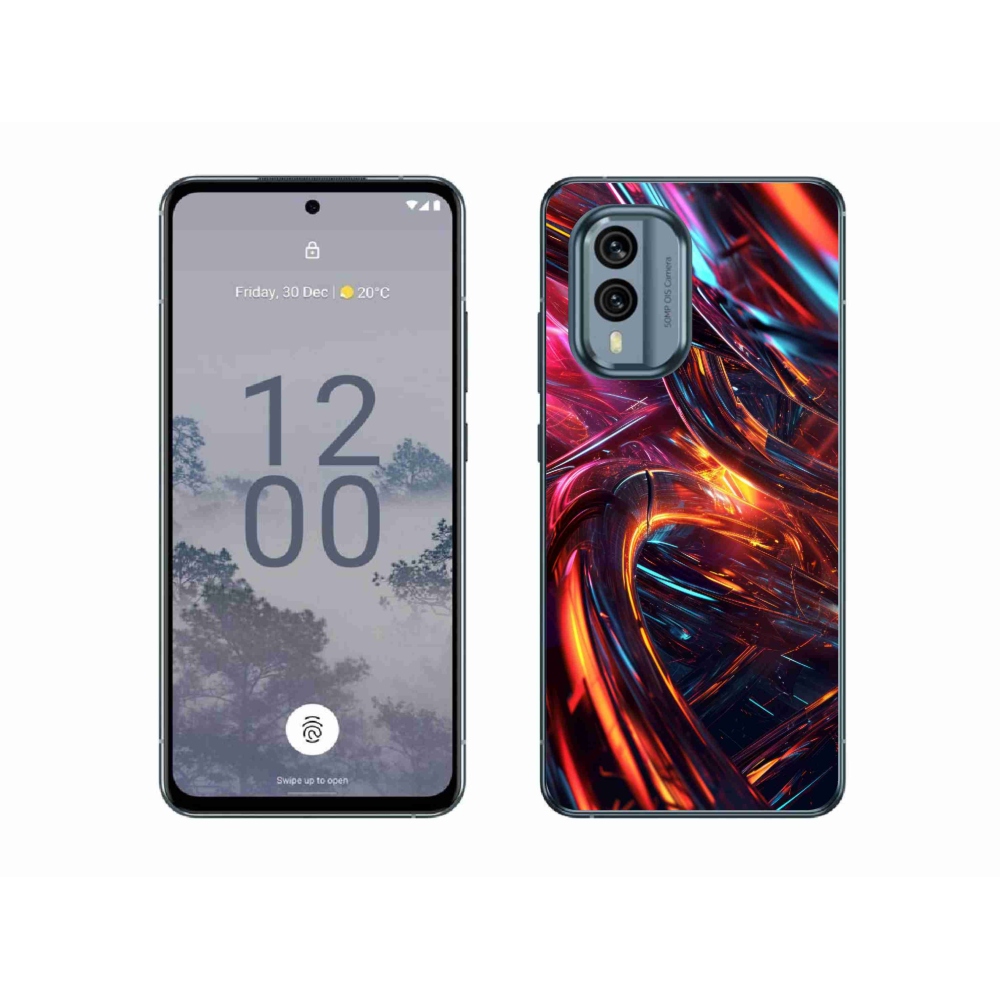 Zselés borítás mmCase a Nokia X30 5G készülékhez - absztrakt motívum 10