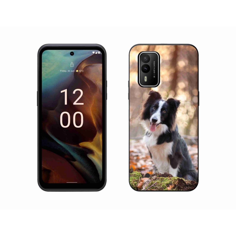 Gél tok mmCase a Nokia XR21 készülékhez - border colie 1