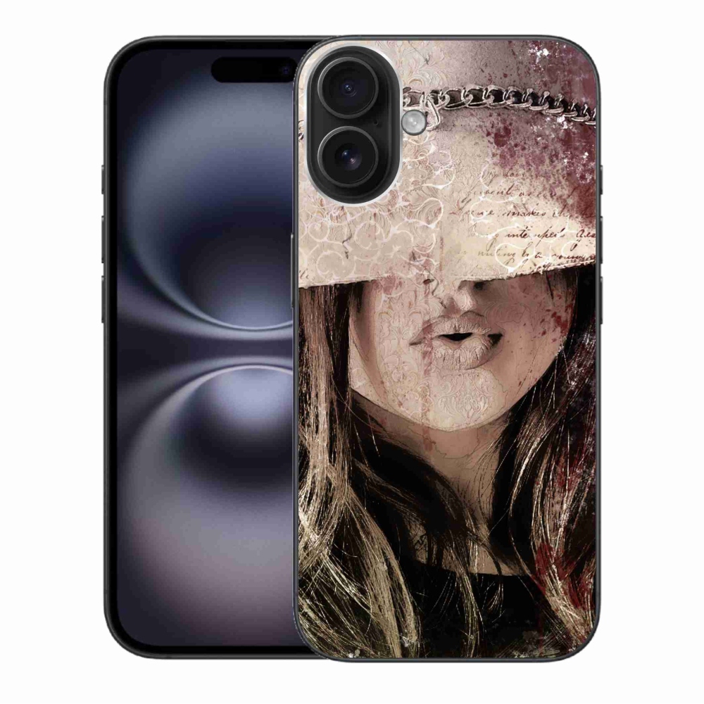 Gél védőburkolat mmCase iPhone 16 Plus készülékhez - lány
