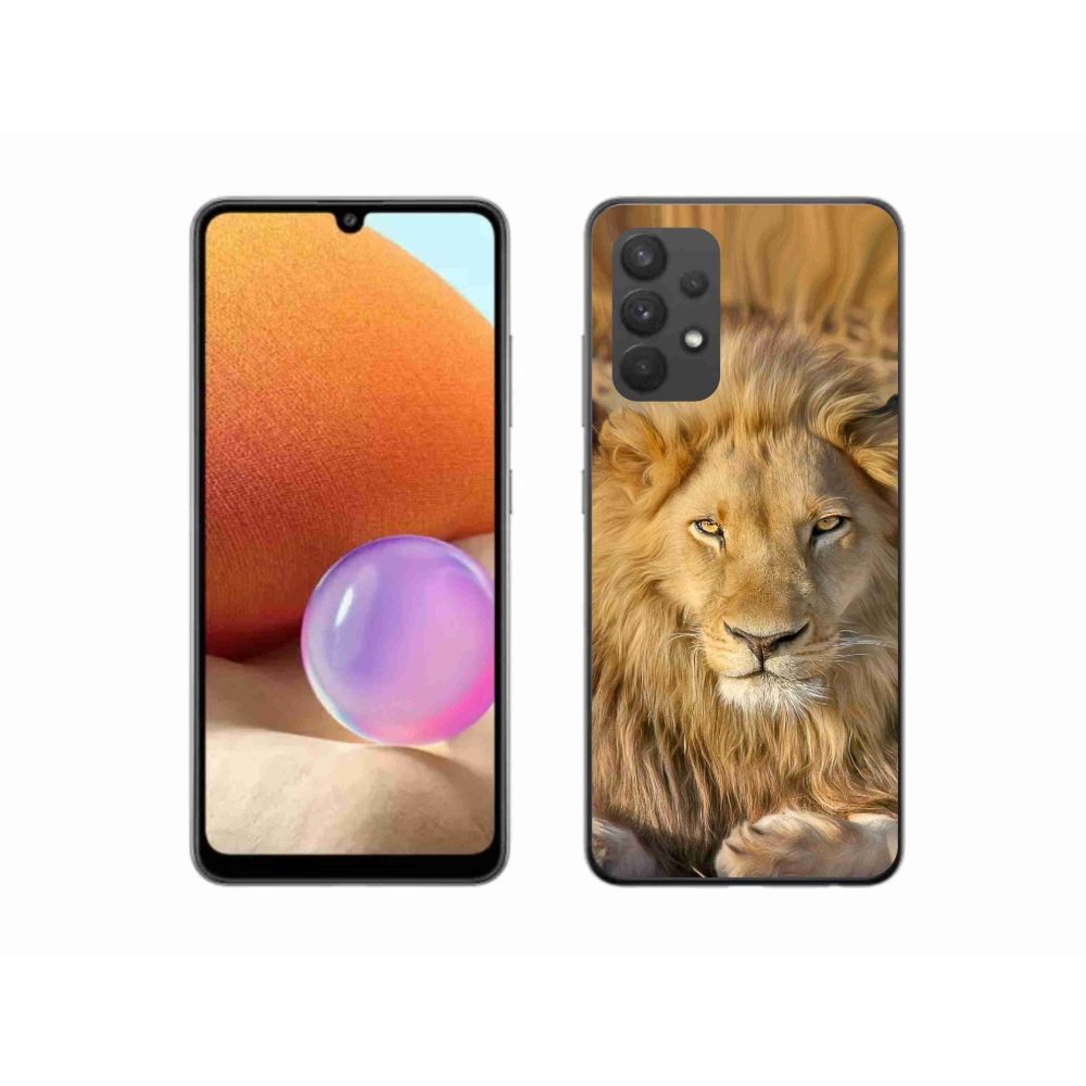 Gél védőburkolat mmCase Samsung Galaxy A32 4G - Lion 2