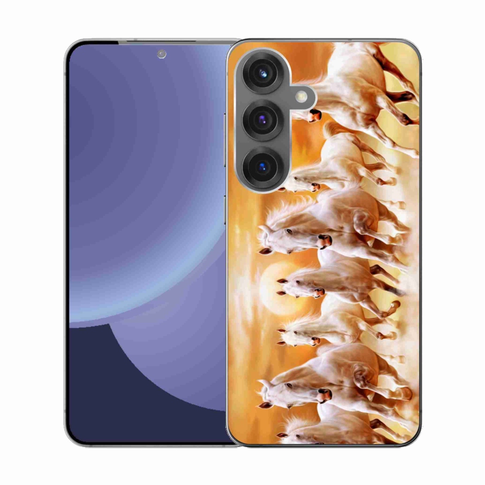 Zselés borítás mmCase Samsung Galaxy S25 - lovak 2