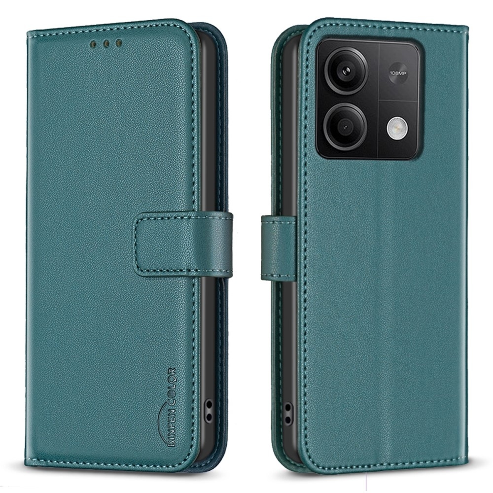 BNF könyvtáska Xiaomi Redmi Note 13 5G - zöld