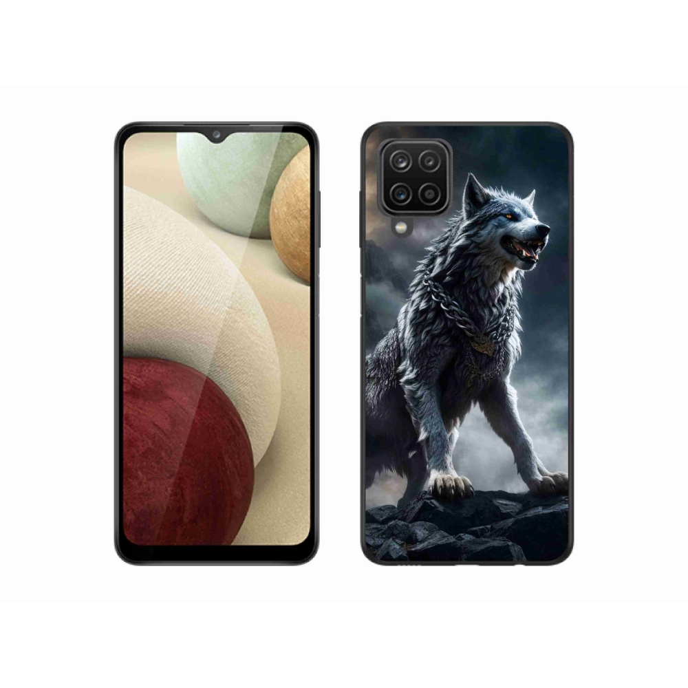 Zselés borítás mmCase Samsung Galaxy A12 - farkas 1