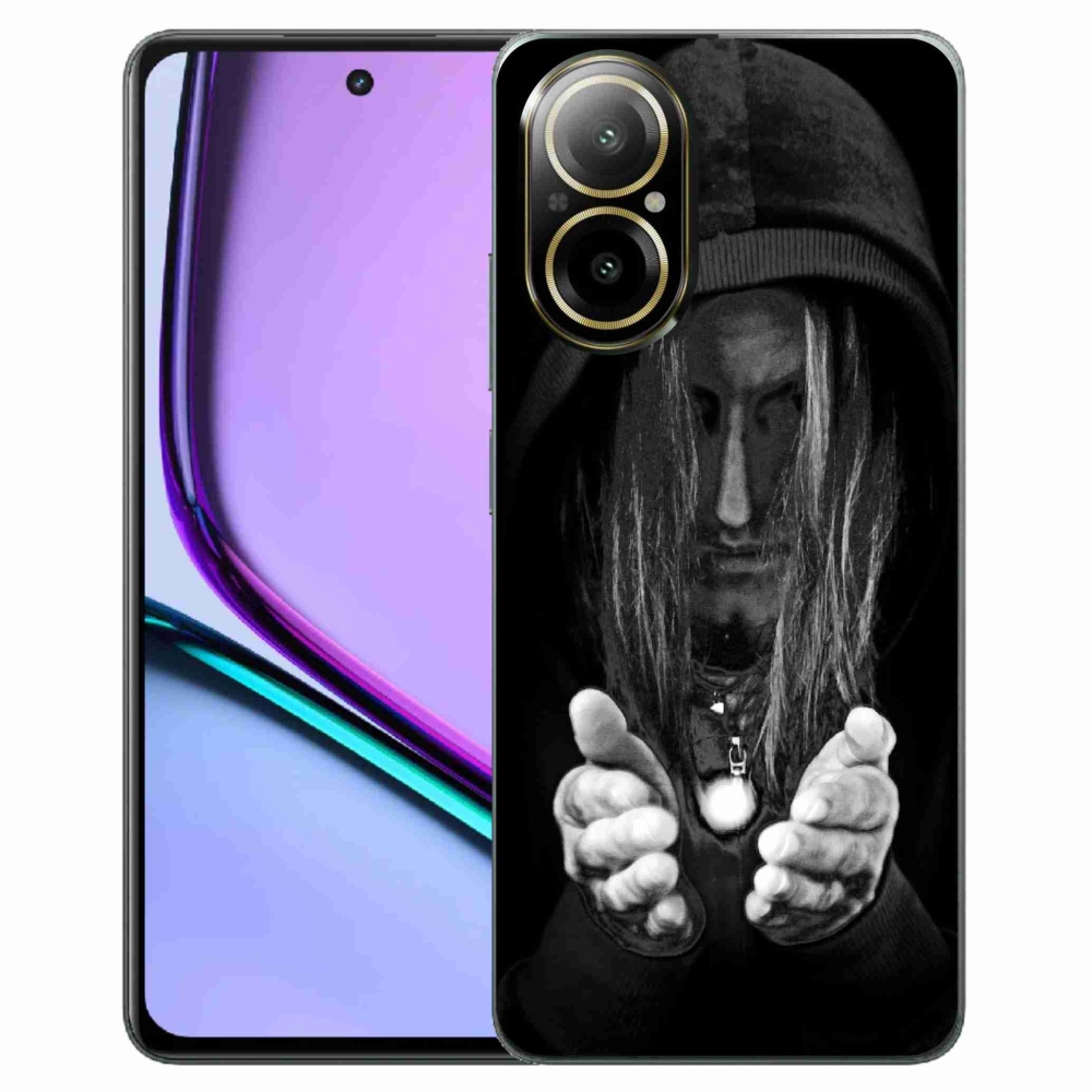 Gél borító mmCase a Realme C67 készülékhez - titokzatos személy