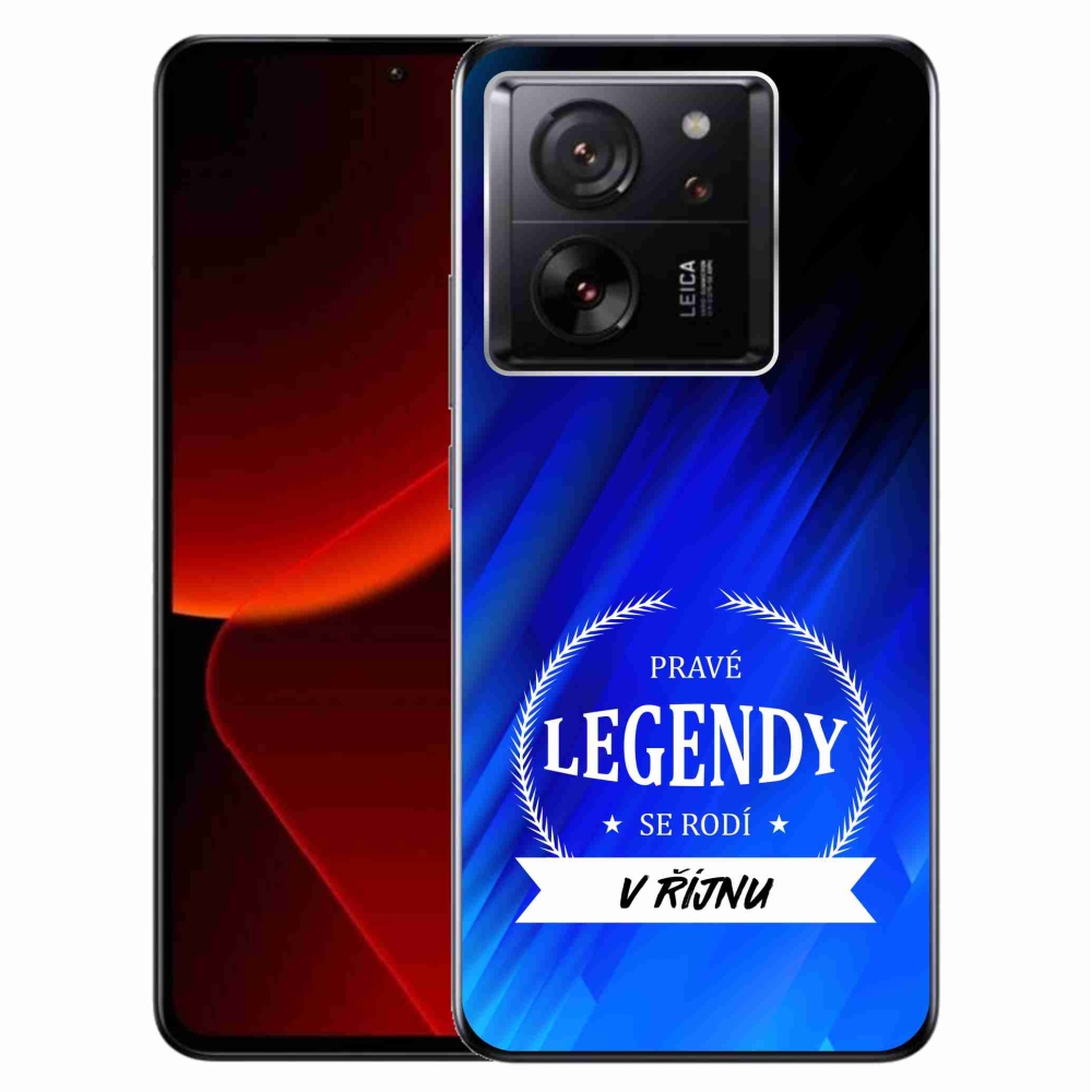 Zselés borítás mmCase a Xiaomi 13T/13T Pro - Legendák októberben kék háttérrel