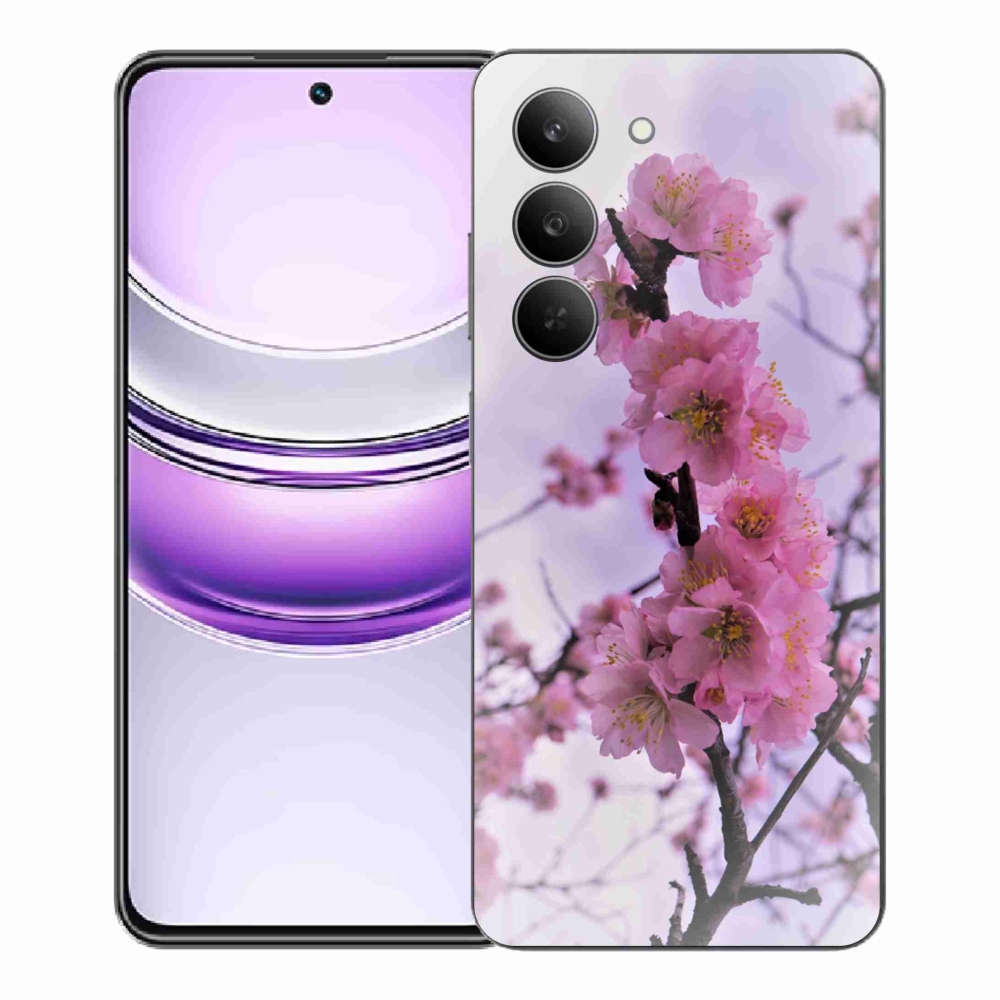 Gél borító mmCase a Realme 14x 5G készülékhez - virágok 7
