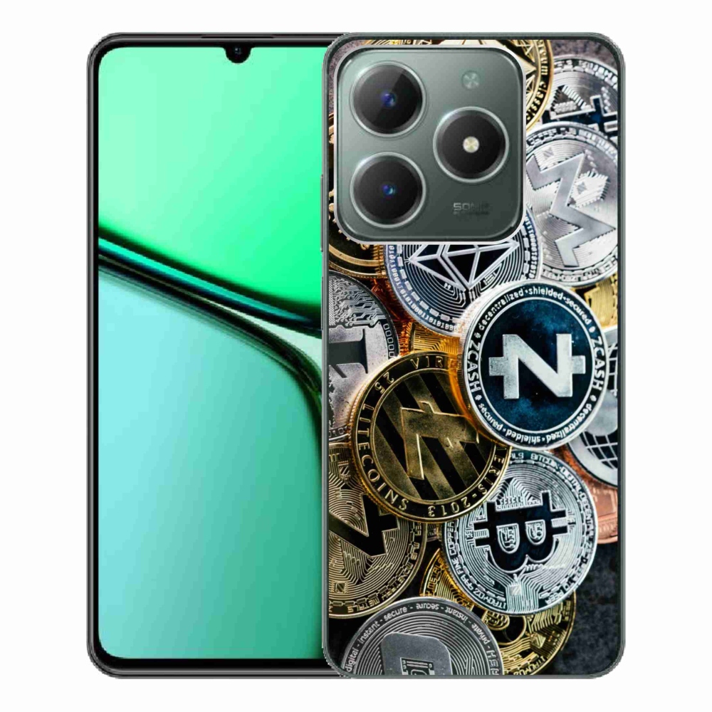 Gél borító mmCase a Realme C61 készülékhez - kriptovaluták