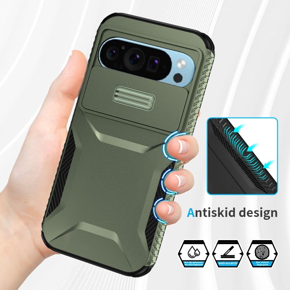 Fedél ellenálló borítás a Google Pixel 9/9 Pro készülékhez - zöld