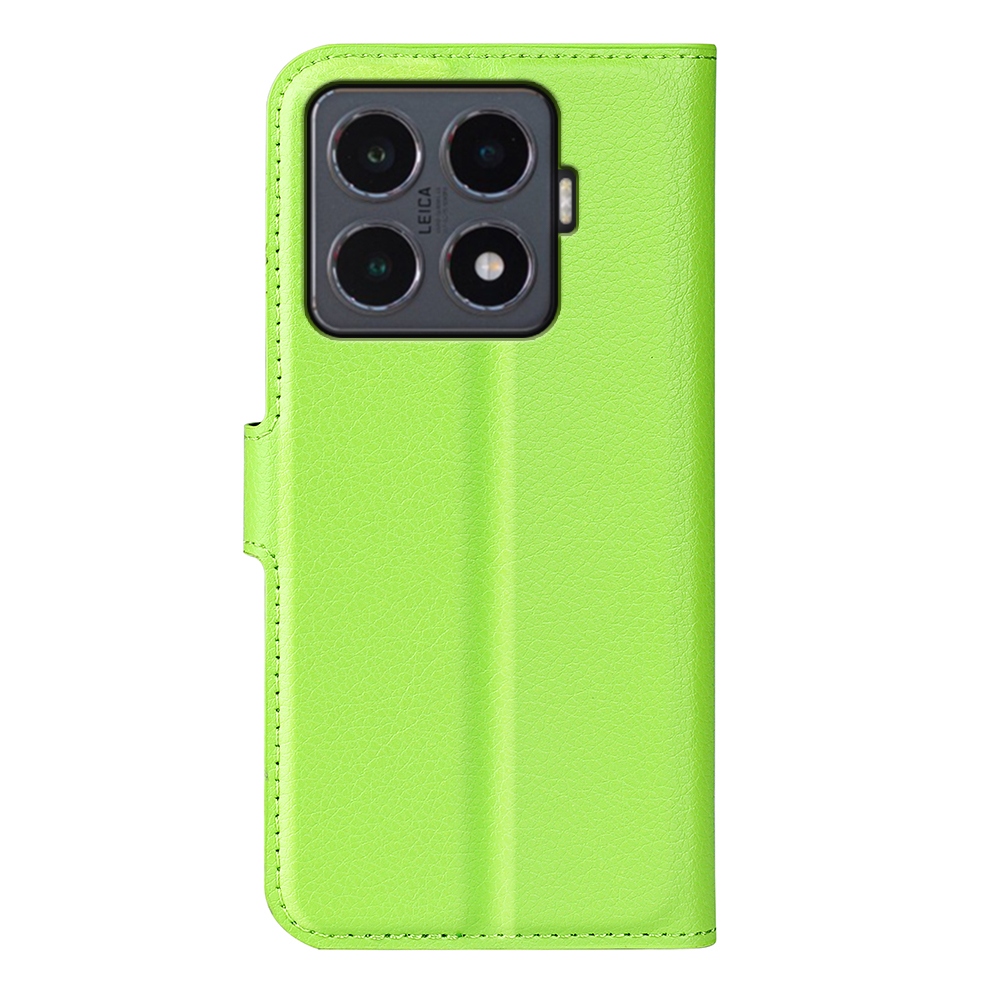Litchi könyv tok a Xiaomi 15T Pro-hoz - zöld