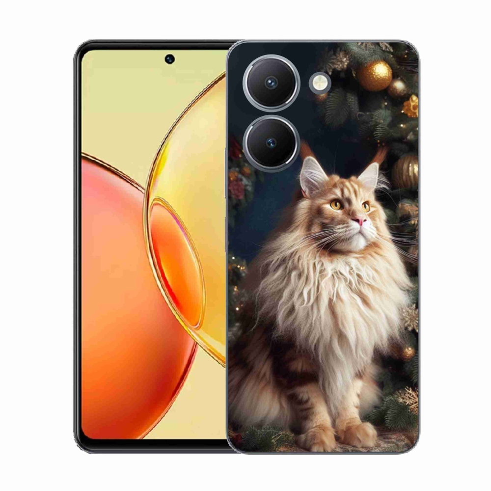 Zselés borítás mmCase a Vivo Y36-hoz - macska a fánál