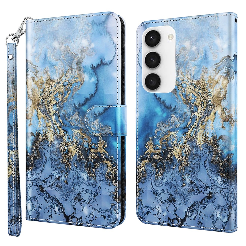Nyomtatott könyv tok Samsung Galaxy S24 készülékhez - absztrakt motívum