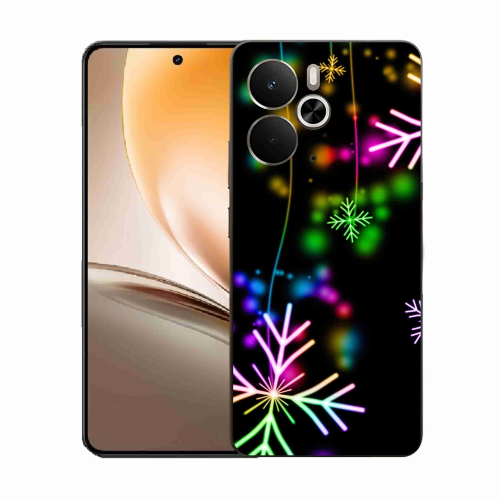 Gél borítás mmCase a Realme 14 5G készülékhez - színes pelyhekkel