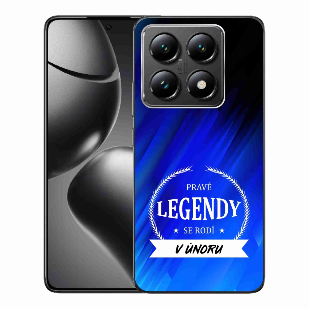 Gél borítás mmCase a Xiaomi 14T - Legendák februárban kék háttérrel