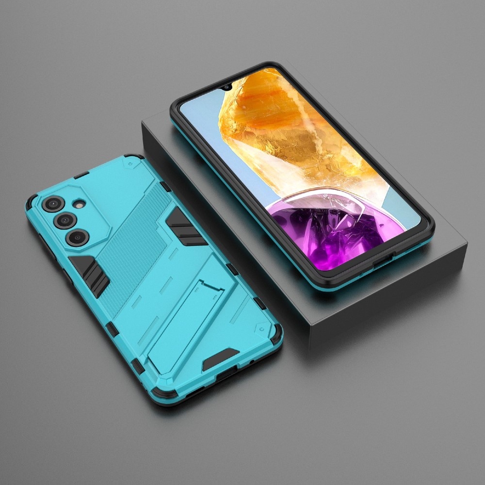 Tartós borítás Samsung Galaxy M55 5G készülékhez - világoskék színben