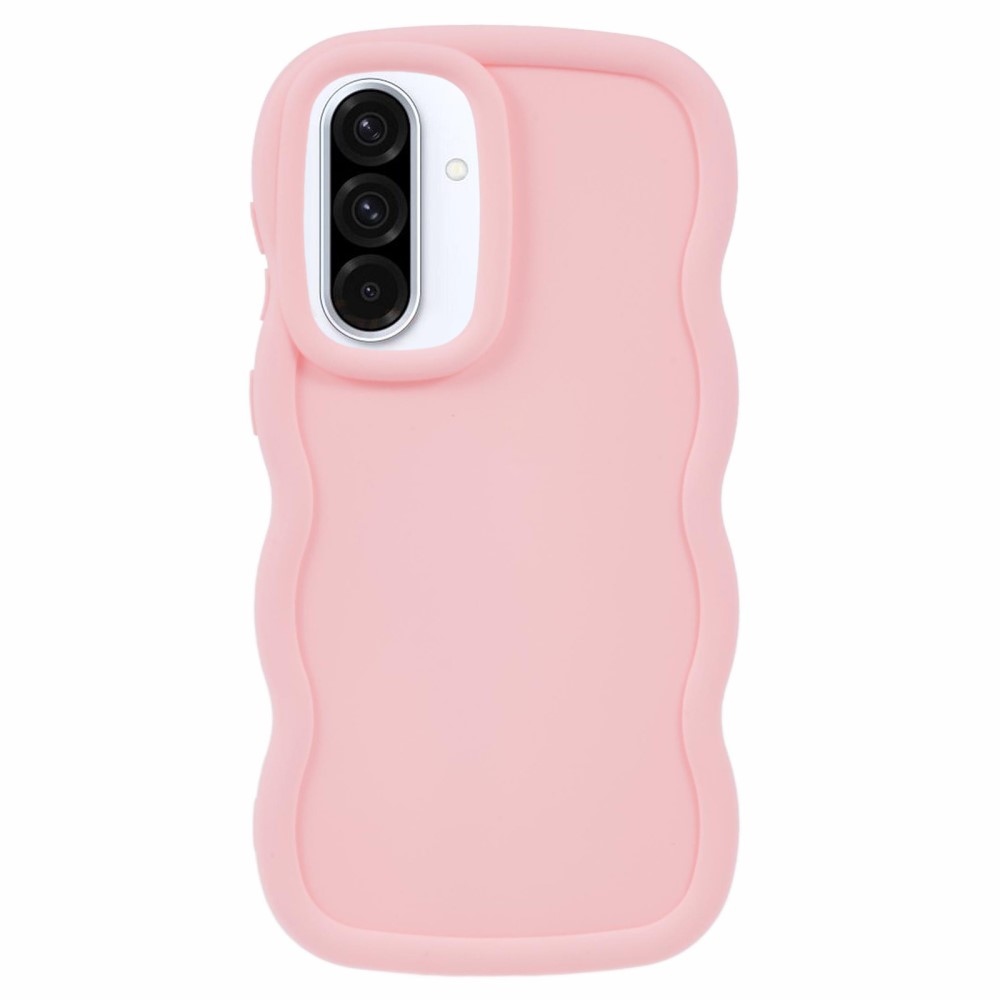 Hullám tartós zselés tok Samsung Galaxy A36 5G/A56 5G - rózsaszín