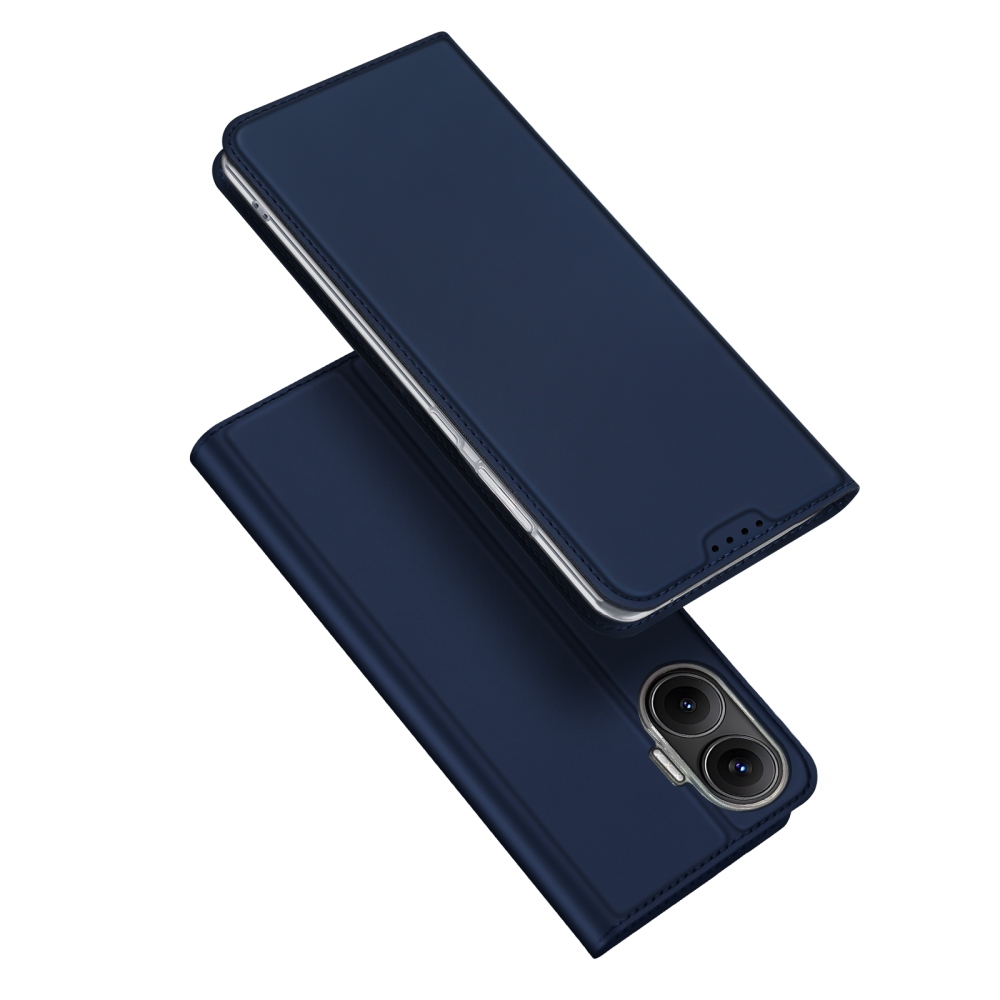 DUX könyvtáska Xiaomi Poco F7 5G - sötétkék