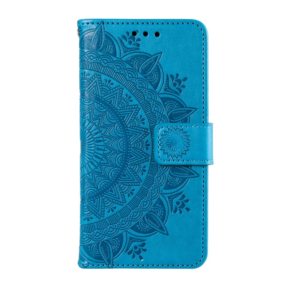 Mandala könyv tok Xiaomi 15 Pro-hoz - kék