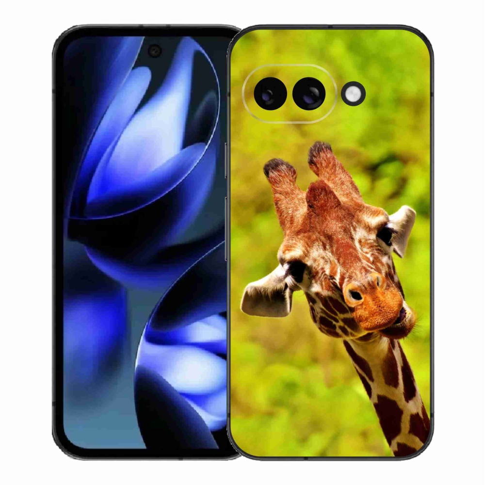 Gél borítás mmCase a Google Pixel 9a készülékhez - zsiráf