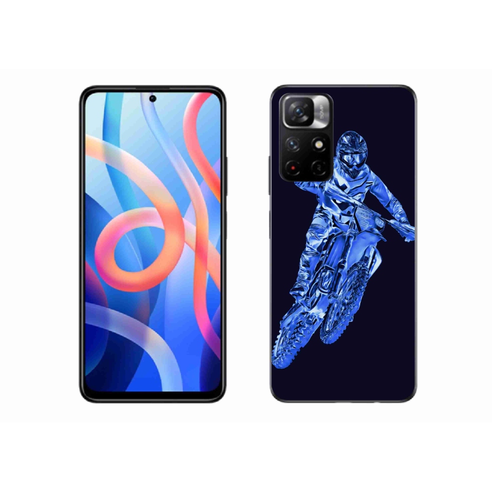 Gél borítás mmCase a Xiaomi Redmi Note 11S 5G-hez - motocross 1