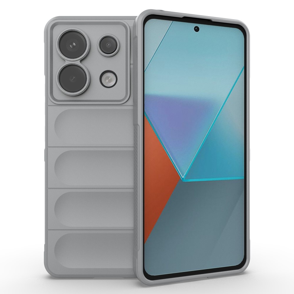 Rugg tartós zselés tok Xiaomi Redmi Note 13 Pro 5G/Poco X6 5G - világosszürke