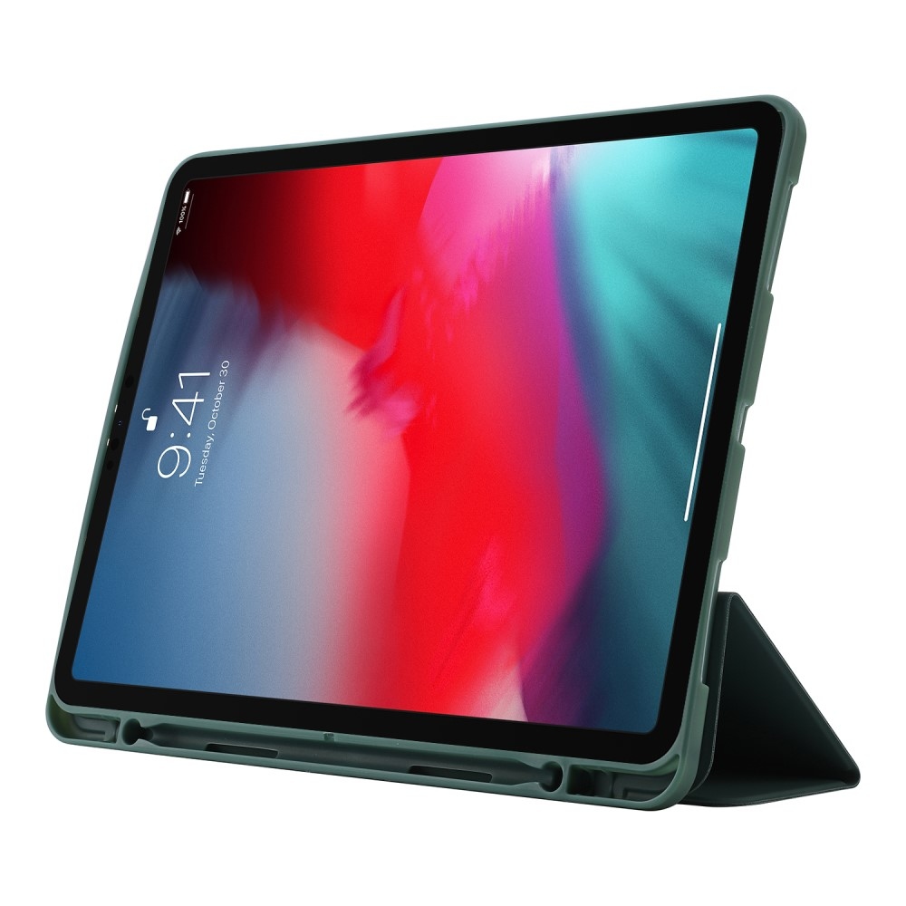 Intelligens állítható tok iPad Pro 11 (2020/21/22) - Sötétzöld