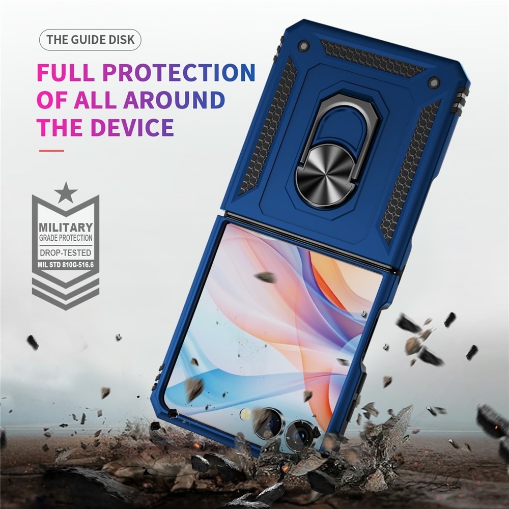 Gyűrűálló borítás Samsung Galaxy Z Flip7 5G készülékhez - kék