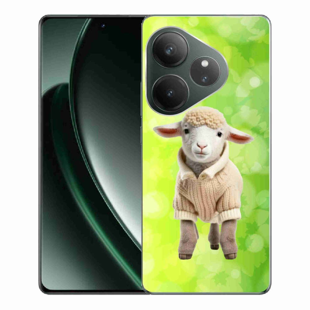 Zselés borítás mmCase a Realme GT 6 5G/GT 6T 5G - bárány pulóverben