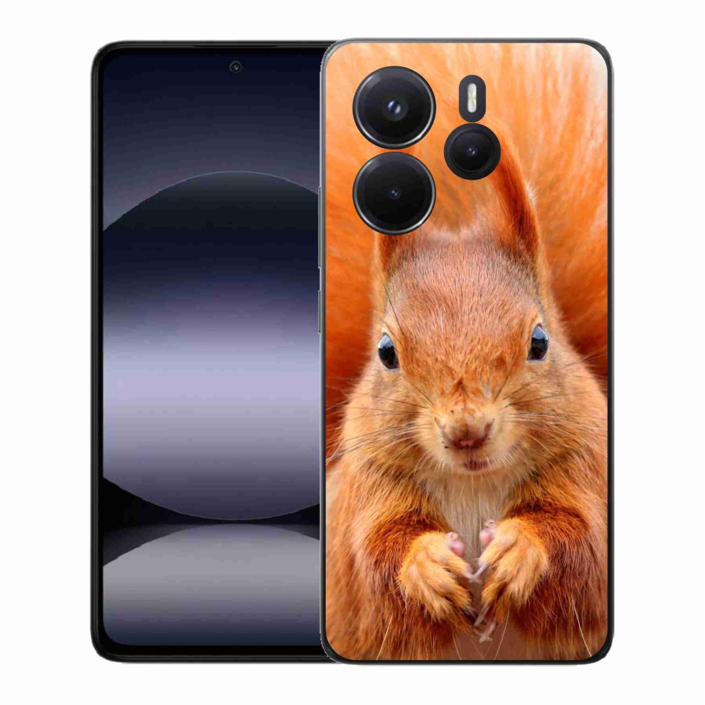 Gél borítás mmCase a Xiaomi Redmi Note 14-hez - mókus