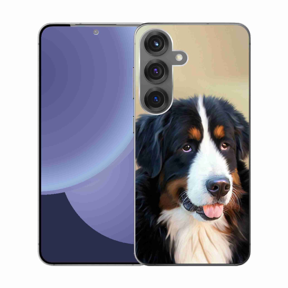 Gél borítás mmCase Samsung Galaxy S25 készülékhez - Berni hegyi kutya