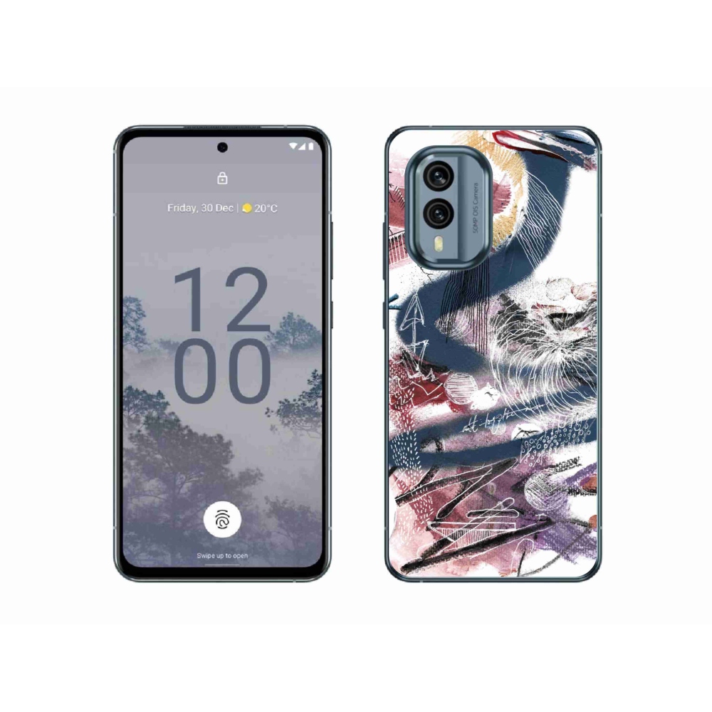 Zselés borítás mmCase a Nokia X30 5G készülékhez - absztrakt motívum 28