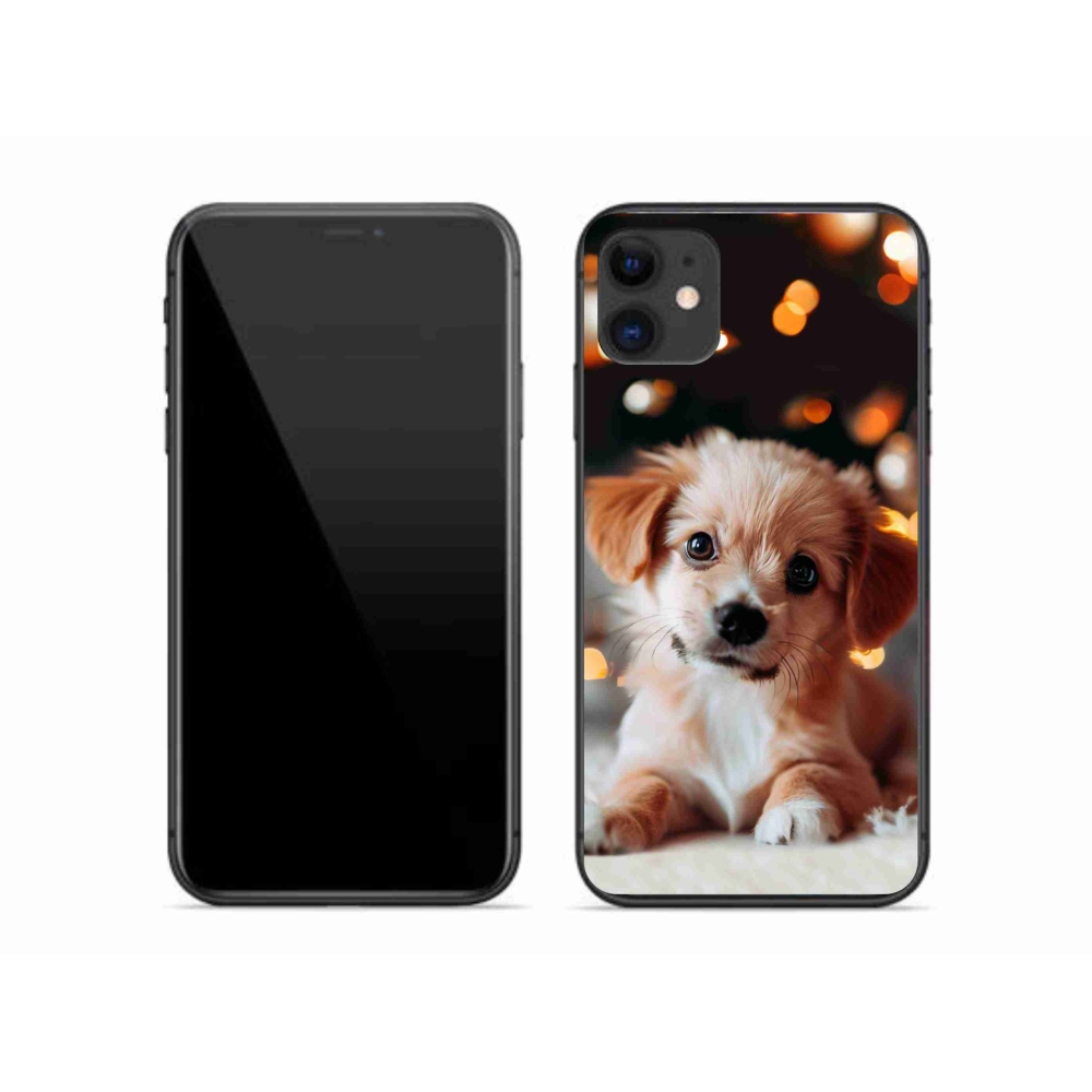 Zselés borítás mmCase iPhone 11 készülékhez - kölyökkutyakék