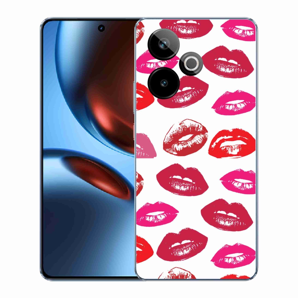 Rugalmas zselés tok mmCase képpel a Realme GT 7 5G/GT 7T 5G számára - ajkak